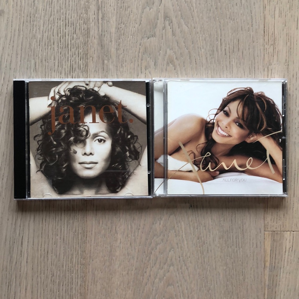 3/$30 2 Janet Jackson CDs janet. + All For You